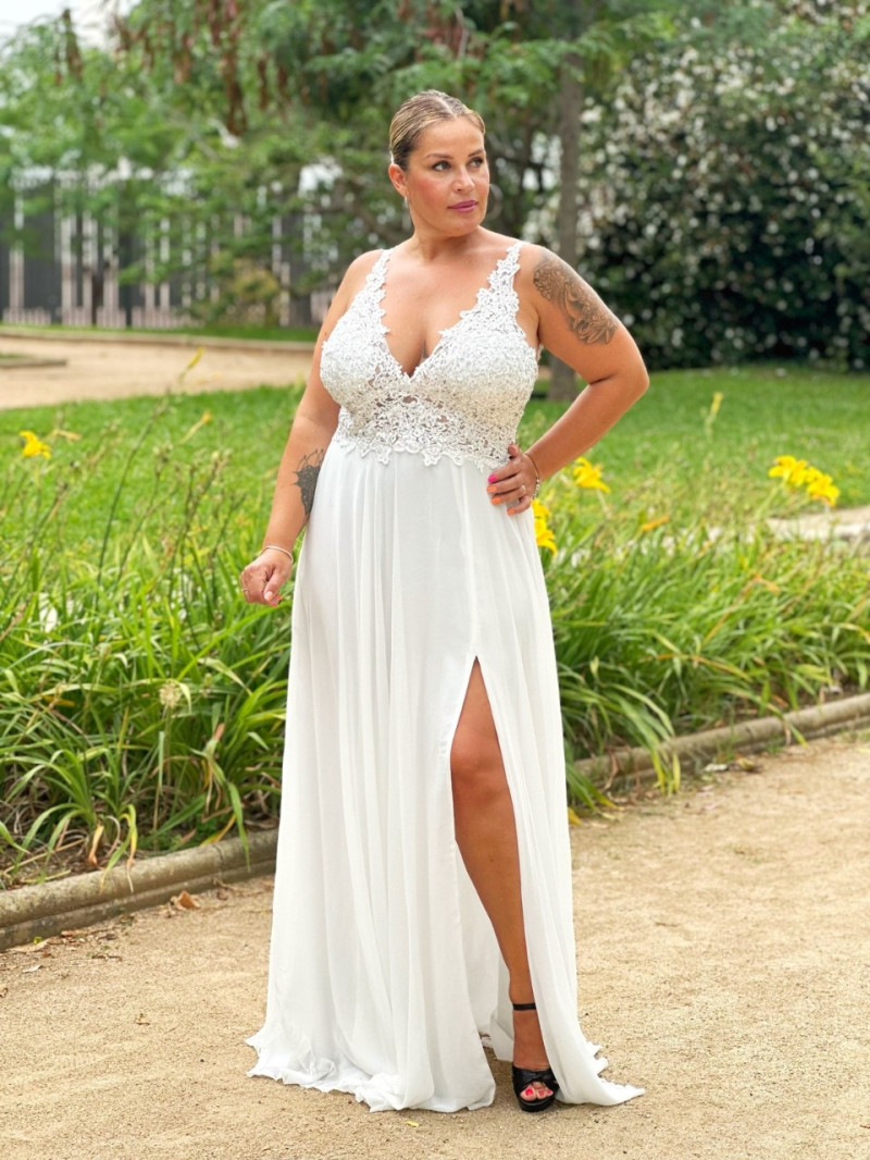 vestido de novia barato tallas grandes