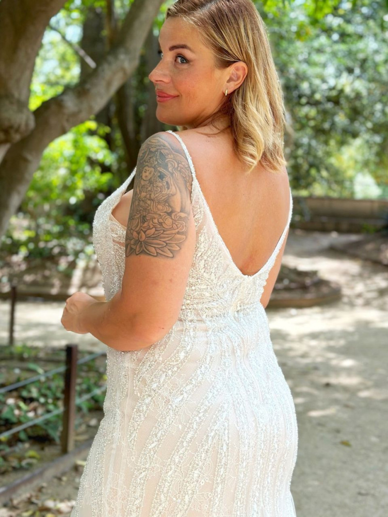 Vestido de novia Águeda con pedrería | Vestido de novia barato a  289€ – Vestidos Araya