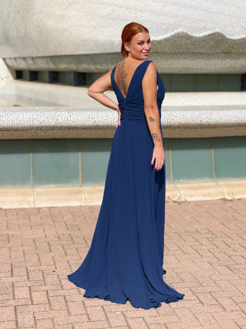 Vestido de invitada talla grande con abertura – Tallas 34 a 50 | Vestidos Araya Vestido de invitada talla grande con abertura – Tallas 34 a 50 | Vestidos Araya