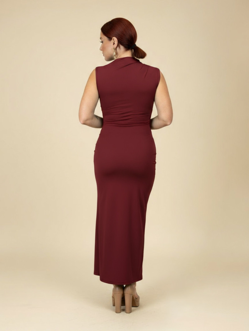 Vestido midi de invitada con apliques dorados | Vestidos Araya Vestido midi de invitada con apliques dorados | Vestidos Araya