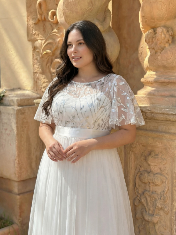 Vestido de novia talla grande económico Soraya | Vestidos Araya