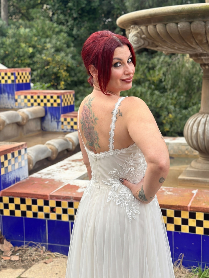 Vestido de novia económico marfil Selena| Vestidos Araya