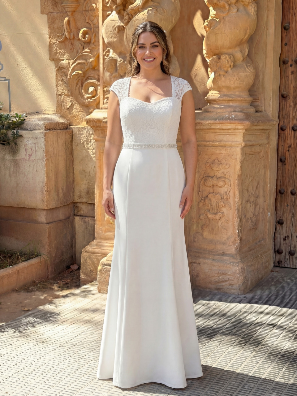 Vestido de novia corte sirena encaje | Vestidos Araya