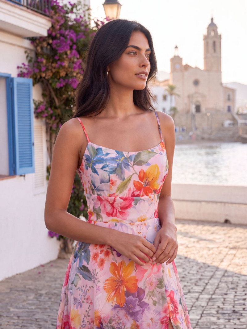 Vestido de Invitada Susana Floral Largo | Vestidos Araya