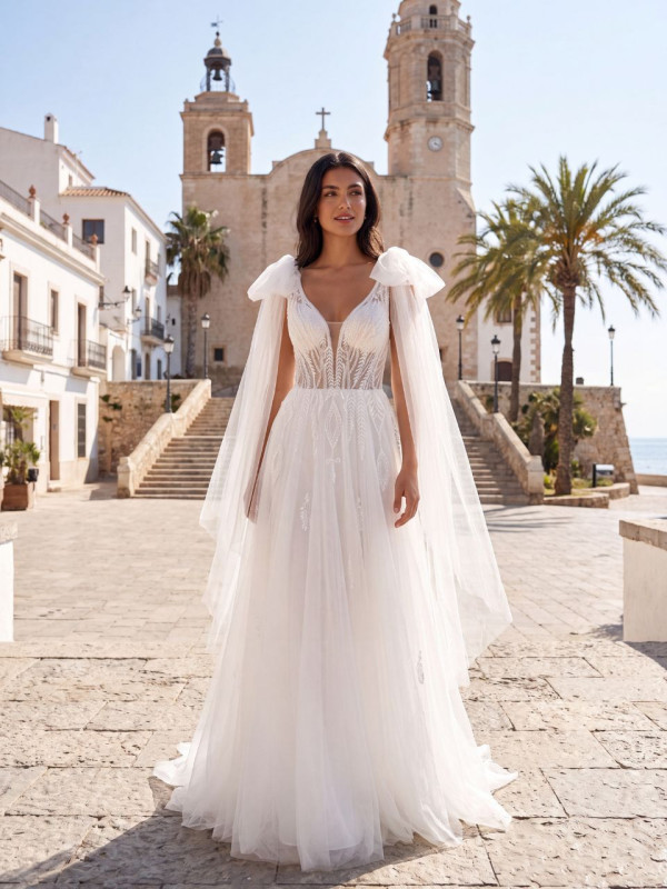 Vestido de Novia Idaira | Espalda Descubierta | Vestidos Araya