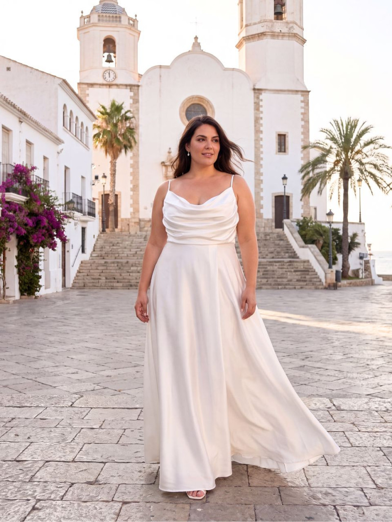 Vestido de Novia Talla Grande Nuria | Vestidos Araya