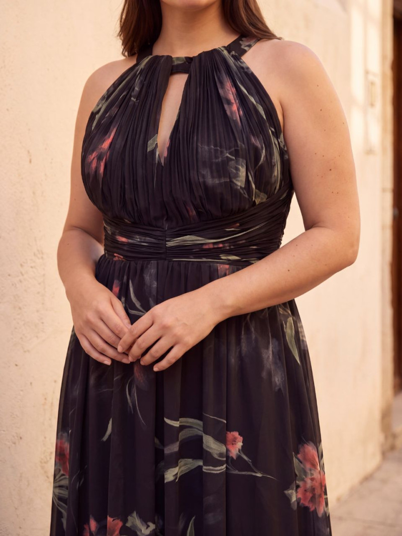 Vestido Charlotte Talla Grande – Vestido de Invitada Floral Largo – 109€ | Vestidos Araya