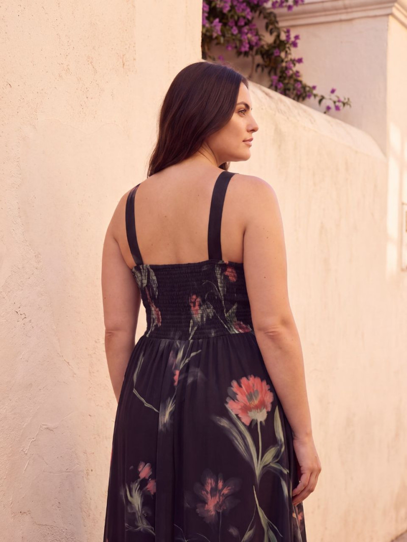 Vestido Charlotte Talla Grande – Vestido de Invitada Floral Largo – 109€ | Vestidos Araya