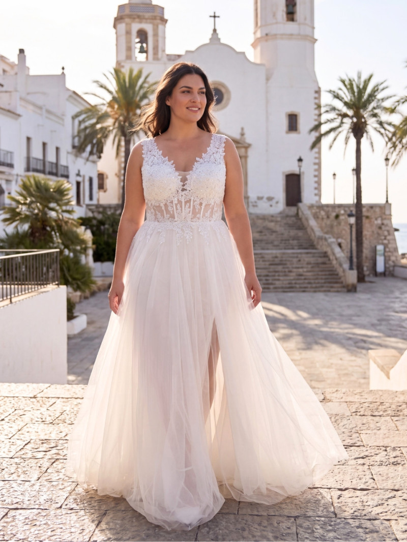 Vestido de Novia Talla Grande Yelena | Araya