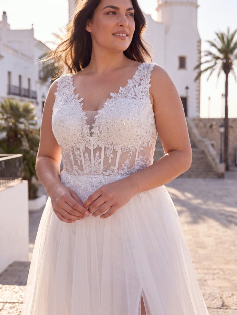 Vestido de Novia Talla Grande Yelena | Araya