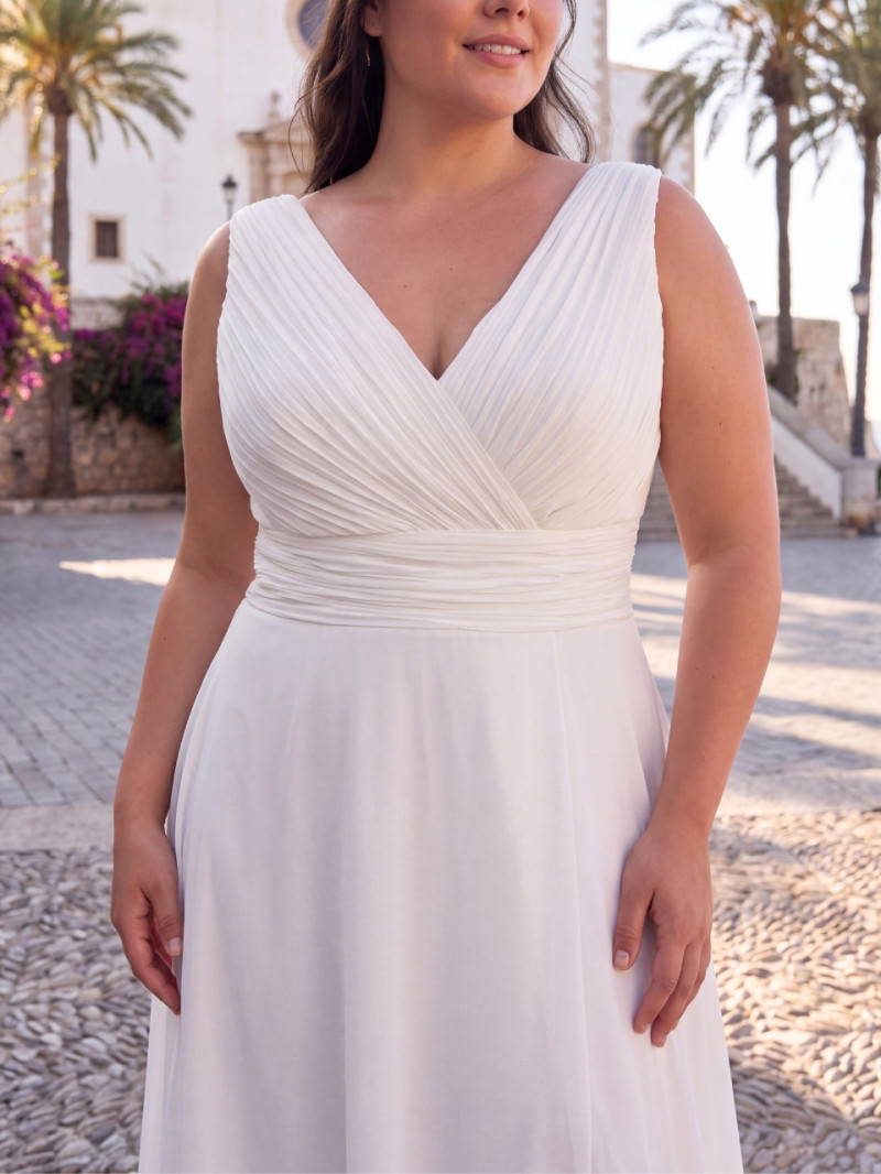 Vestido de Novia Talla Grande Erika | Araya