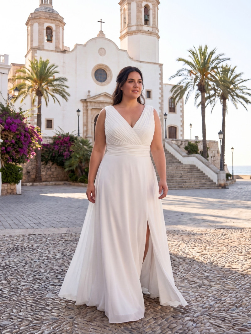 Vestido de Novia Talla Grande Erika | Araya