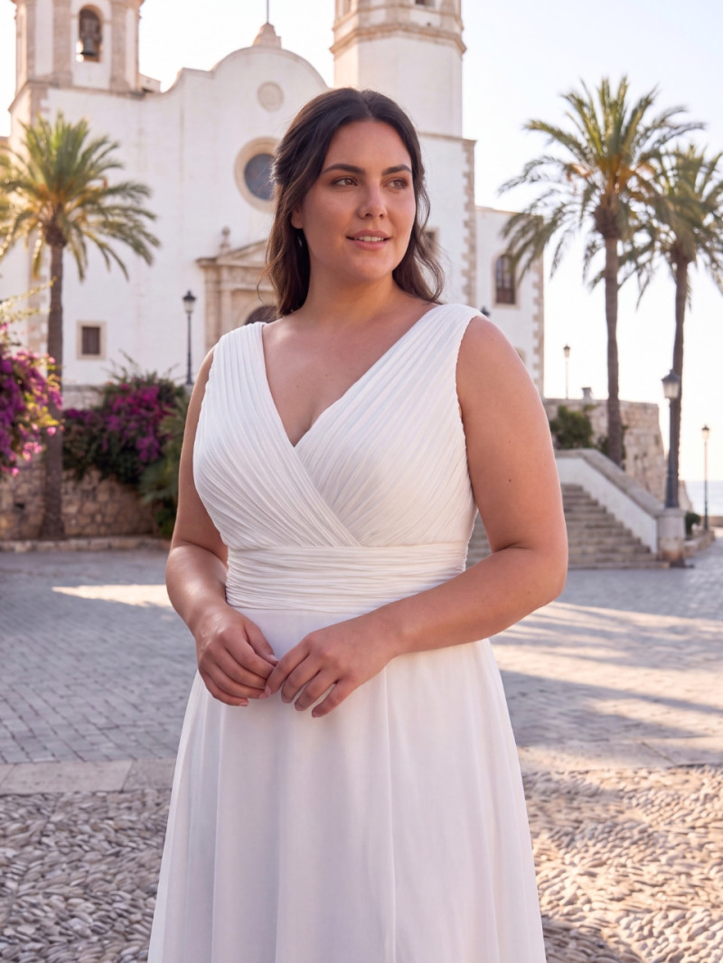 Vestido de Novia Talla Grande Erika | Araya