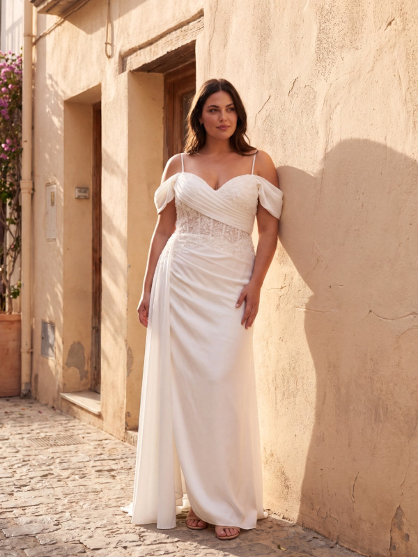 Vestido de Novia Talla Grande Alma 309€ | Tallas 42-50