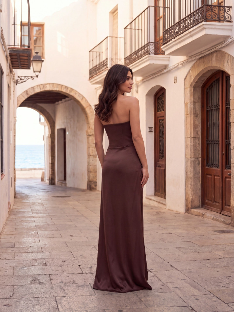 Vestido de Invitada Ainhoa Chocolate | Araya