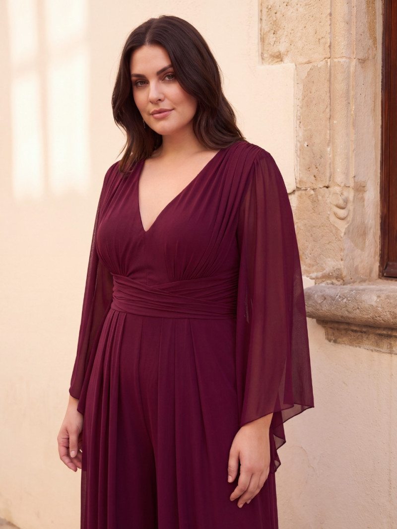 Mono de Invitada Talla Grande Nadia | Vestidos Araya