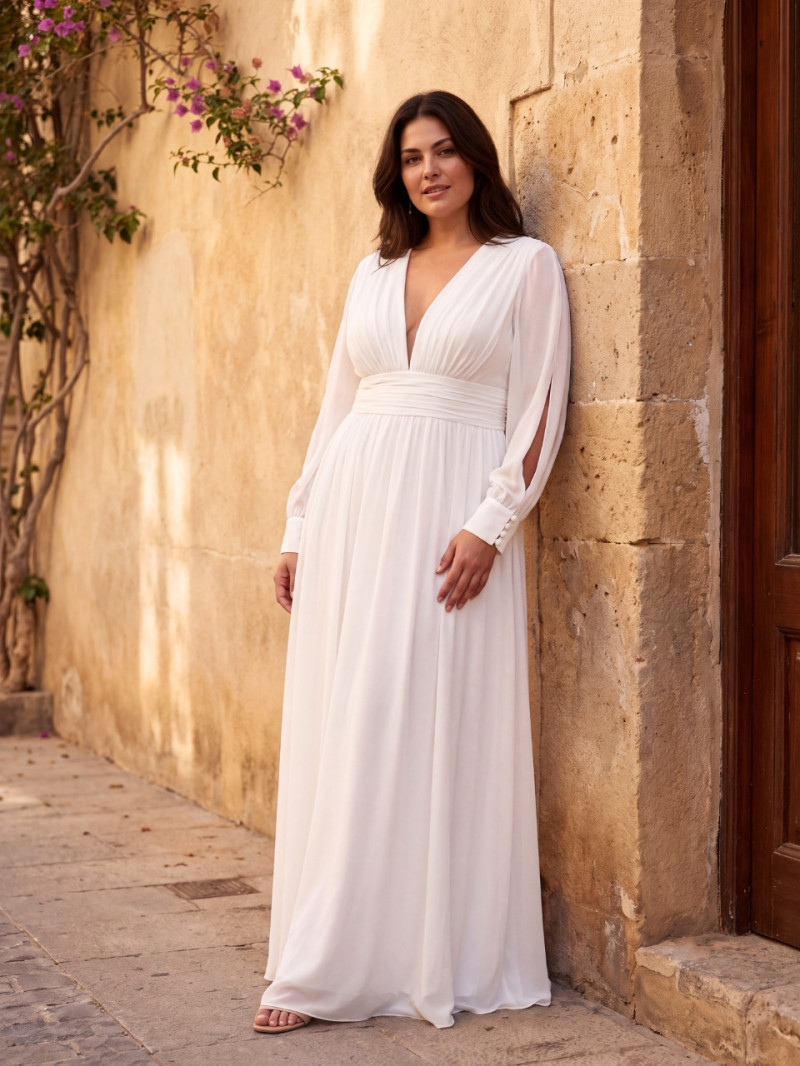 Vestido de Novia Talla Grande Bárbara | 139€ | Araya