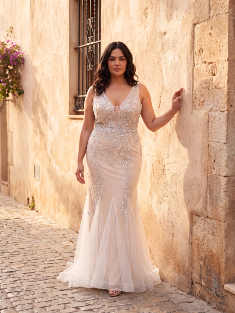 Vestido de Novia Talla Grande Águeda XL | Araya